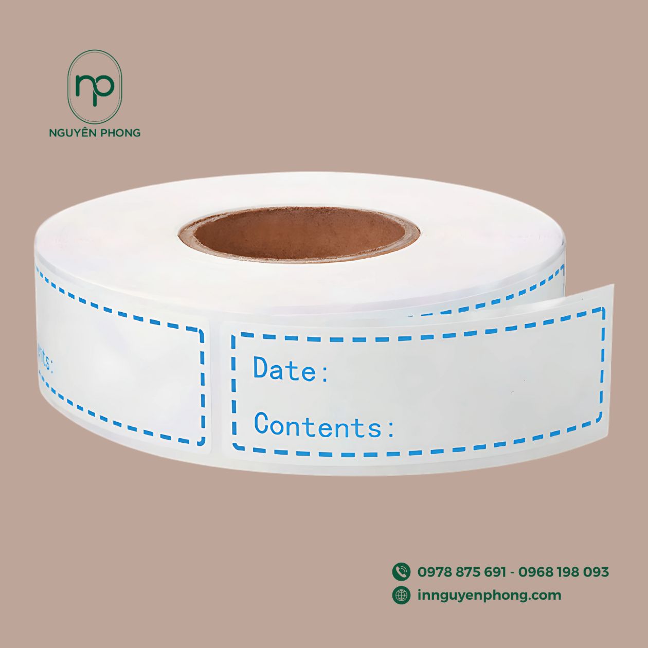 Cuộn tem hạn sử dụng 